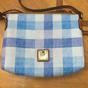 NWT Dooney and Bourke blue crossbody Pouchette